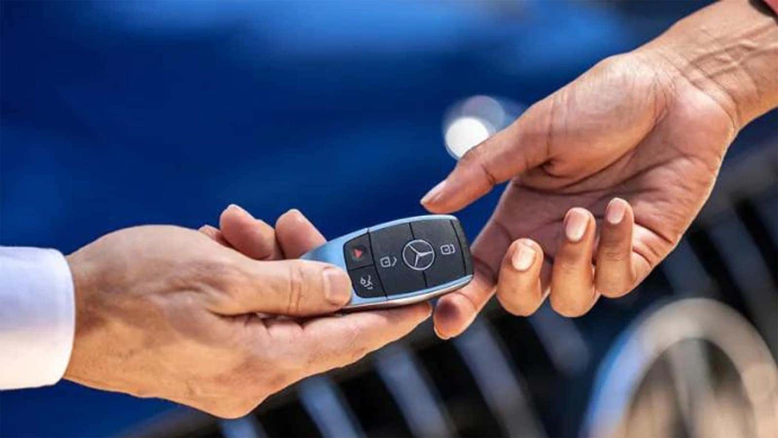 Mercedes-Benz owner enjoying convenient service that fits their schedule at Mercedes-Benz of Richmond