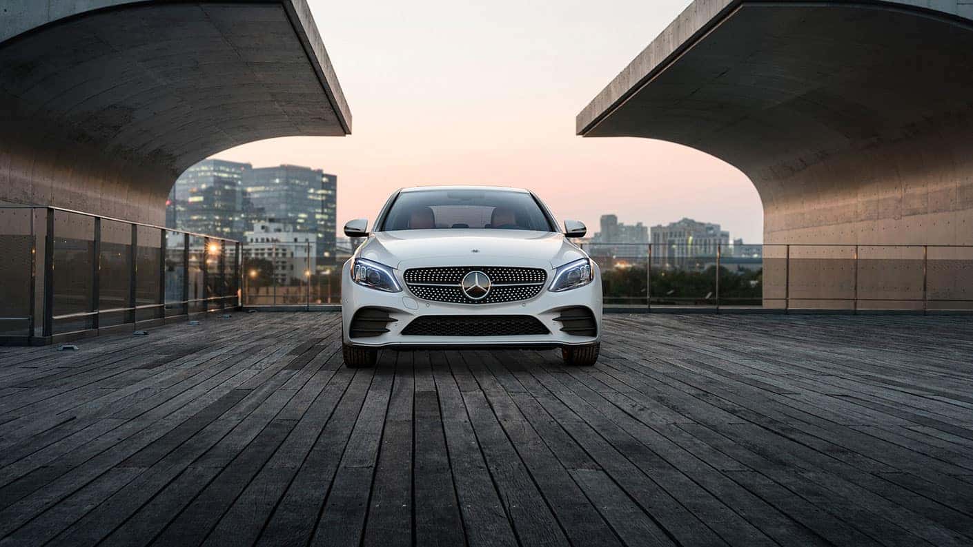 2019-Mercedes-Benz-C-Class-Sedan-white-front-exterior