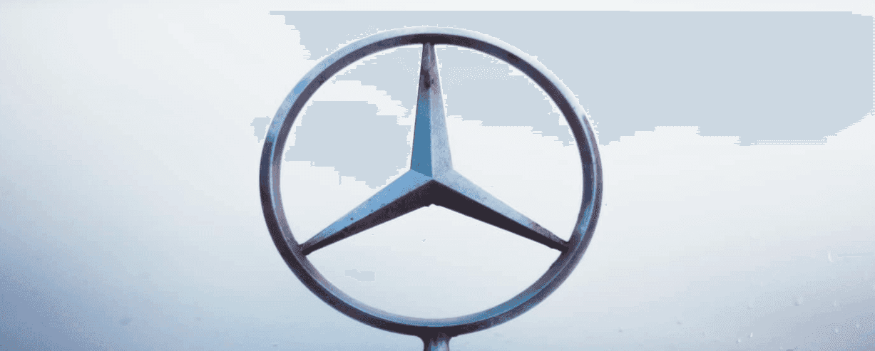 Mercedes-Benz Logo closeup