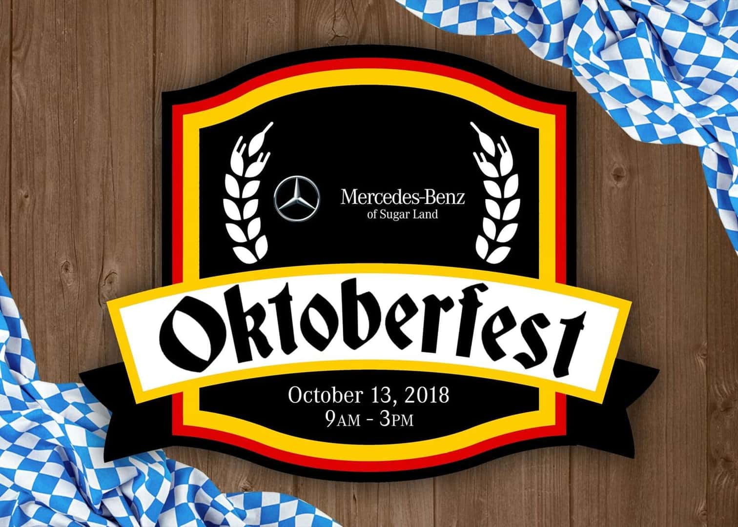 Oktoberfest SaveTheDate MercedesBenz of Sugar Land