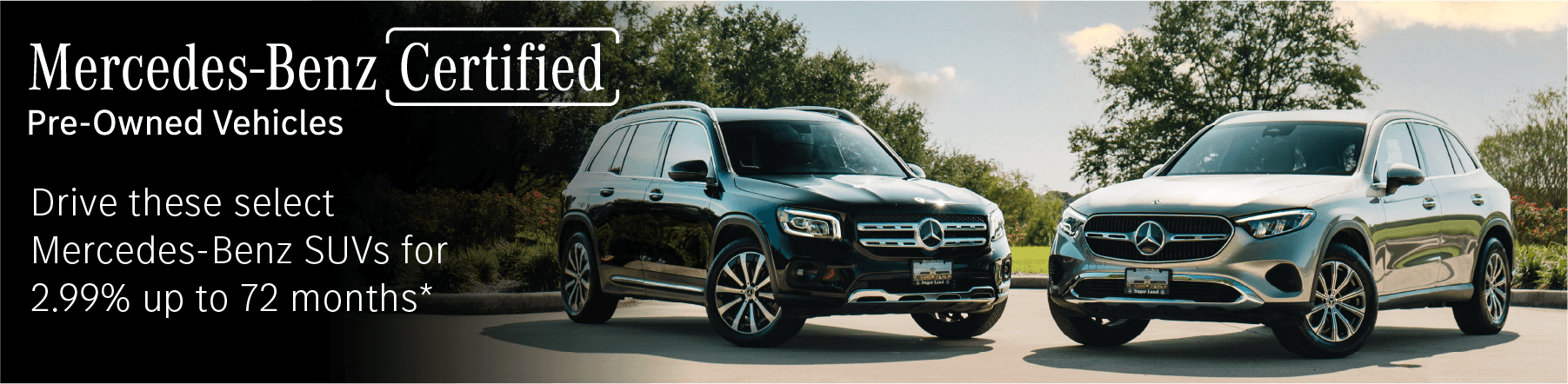 Certified Pre-Owned Financing Rates | Mercedes-Benz of Sugar Land