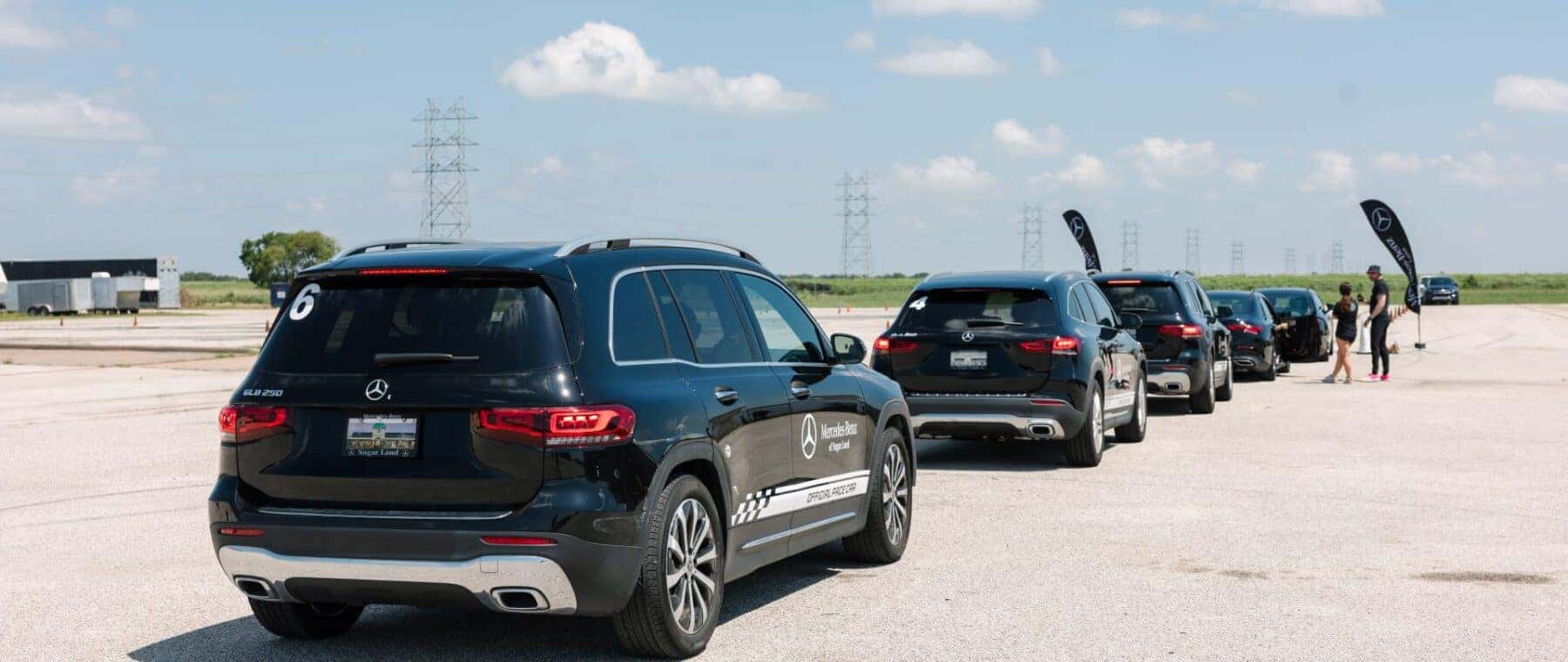 Vehicles Lined Up For Hands-On Instruction