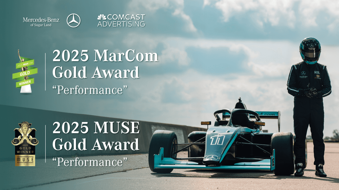 Mercedes-Benz of Sugar Land Wins Two International Creative Awards for “Performance” TV Campaign