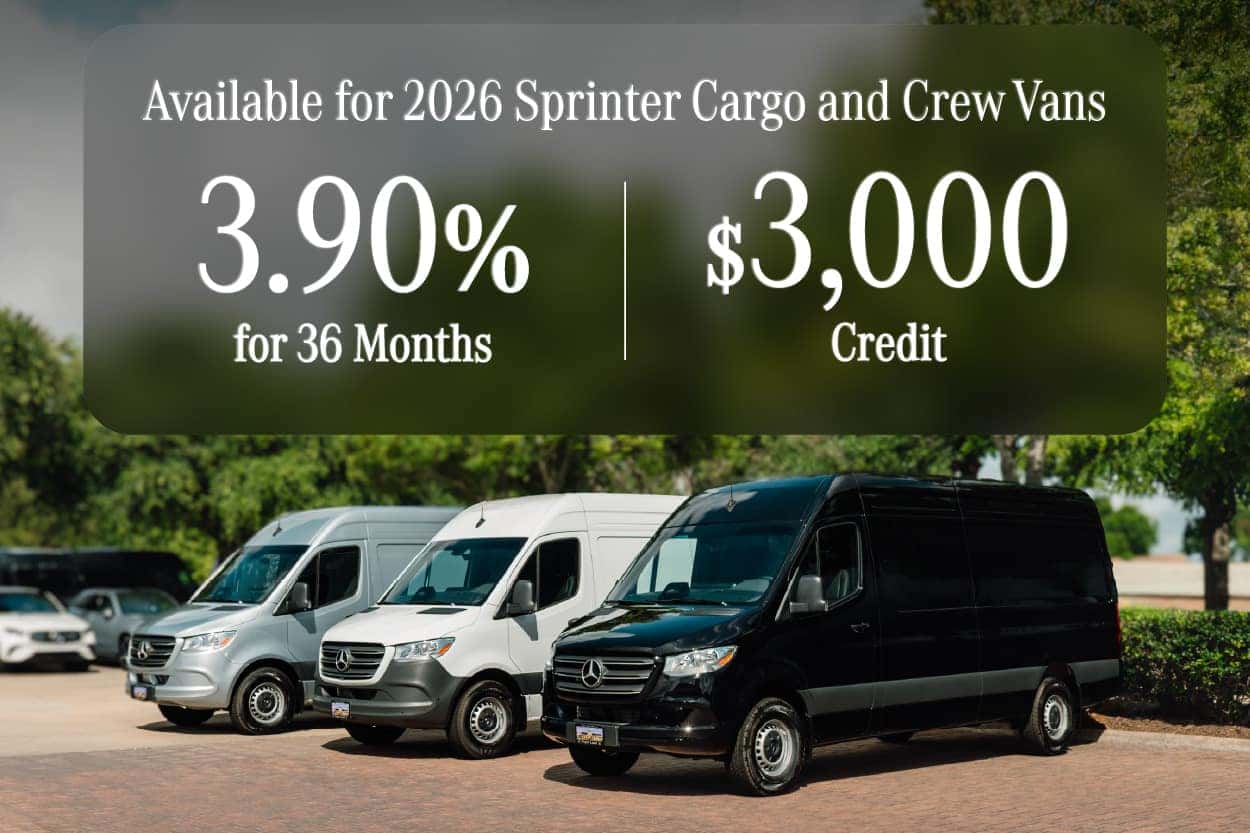 October Sprinter Van Offer