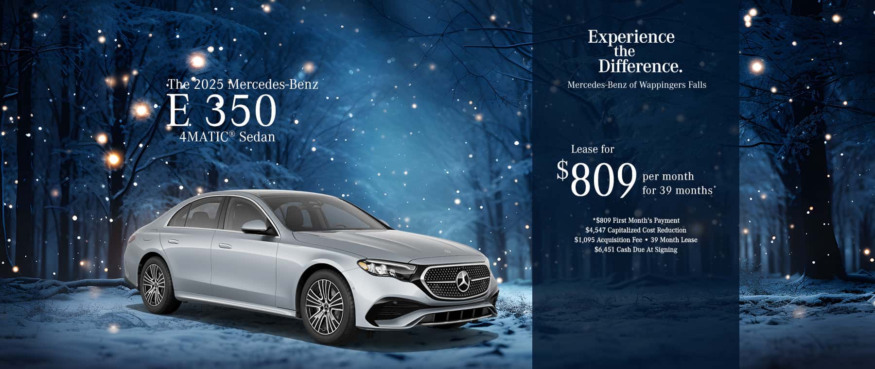 2025 Mercedes-Benz E 350 4MATIC® Sedan