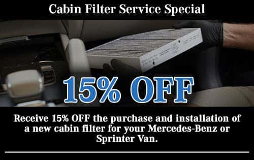 Cabin Filter Service Special