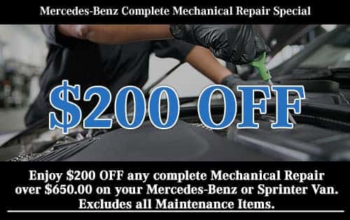 Mercedes-Benz Complete Mechanical Repair Special