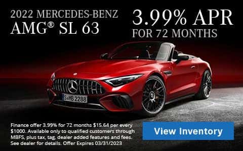 2023 Mercedes-Benz AMG® SL 63 3.99% APR for 72 months