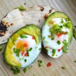 Avocado-Baked Eggs