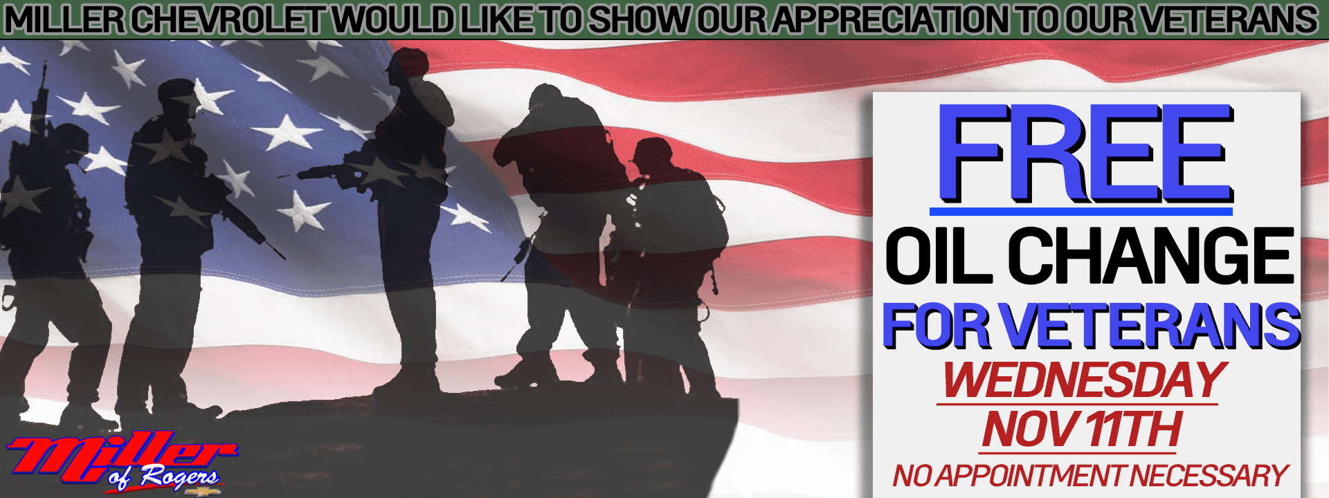 to Miller Chevrolet of Rogers Your Dealer