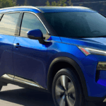 Blue Nissan Rogue