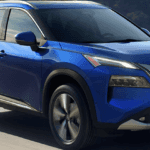 Blue Nissan Rogue
