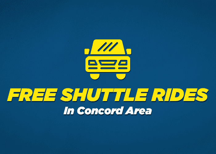 Free Shuttle Ride in Concord Area