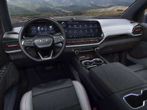 2024 Chevrolet Silverado EV view of dash