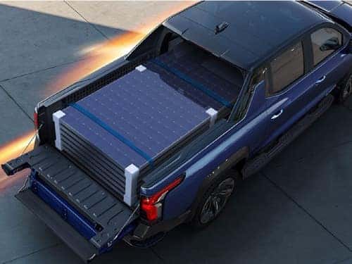 2024 Chevrolet Silverado EV hauling material