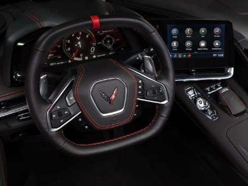 2024 Chevrolet Corvette Stingray view of dash area