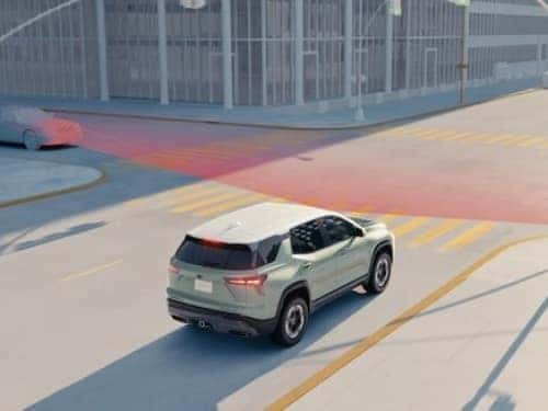 2025 Chevrolet Equinox model view of intersection automatic emergency braking safety feature