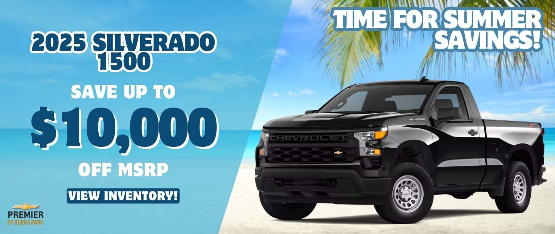 Silverado 1500 Save up to $10,000 Off MSRP