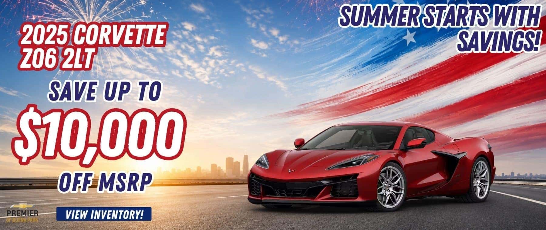 New 2025 Corvette Z06 2LT, Save $10,000 off MSRP (includes dealer document processing charge).