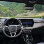 2025 chevy trailblazer interior dashboard from driver seat