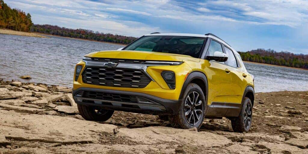 yellow 2025 chevy trailblazer