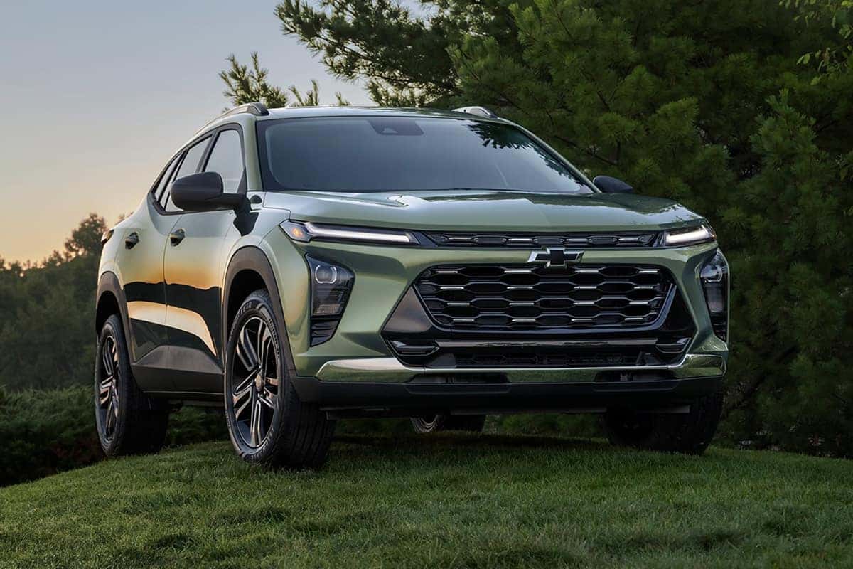 2025 trax parked in grass