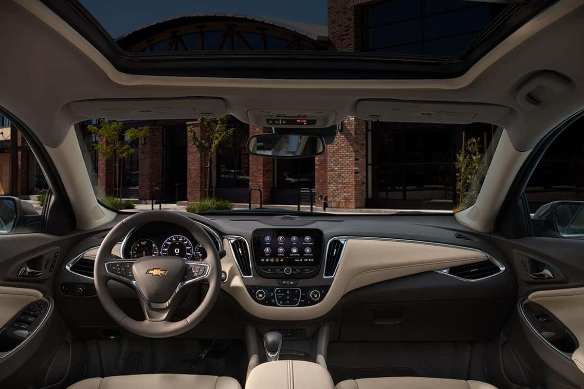 2025 malibu interior parked
