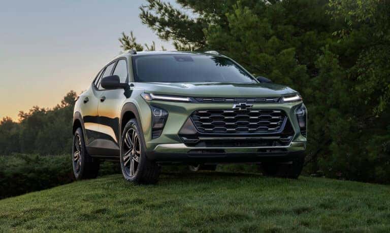 2026 Chevy Trax Exterior Parked On Grassy Hill