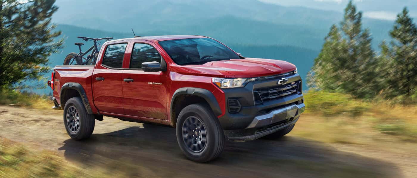 2026 Chevy Colorado Exterior On Blurred Mountain Road