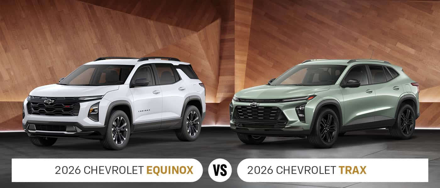 2026 Chevy Equinox vs. Trax
