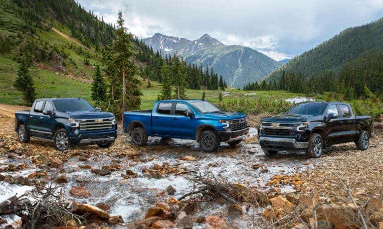 2026 Chevy Silverado 1500 Parked In A Forest