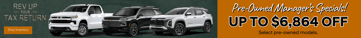 Up to $6,864 off select used vehicles.