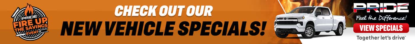 CHECK OUT OUR NEW VEHICLE SPECIALS! PREE Feel the Difference! VIEW SPECIALS Together let's drive