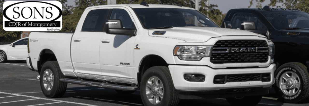 “Financing options for RAM trucks available at SONS CDJR."