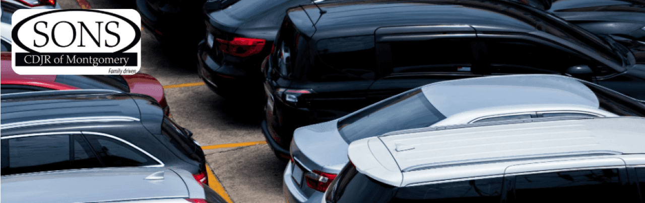 Photo of SONS CDJR of Montgomery dealership showcasing a wide selection of quality used cars.