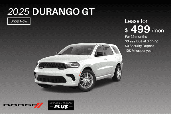 2025 Dodge Durango GT Lease $499