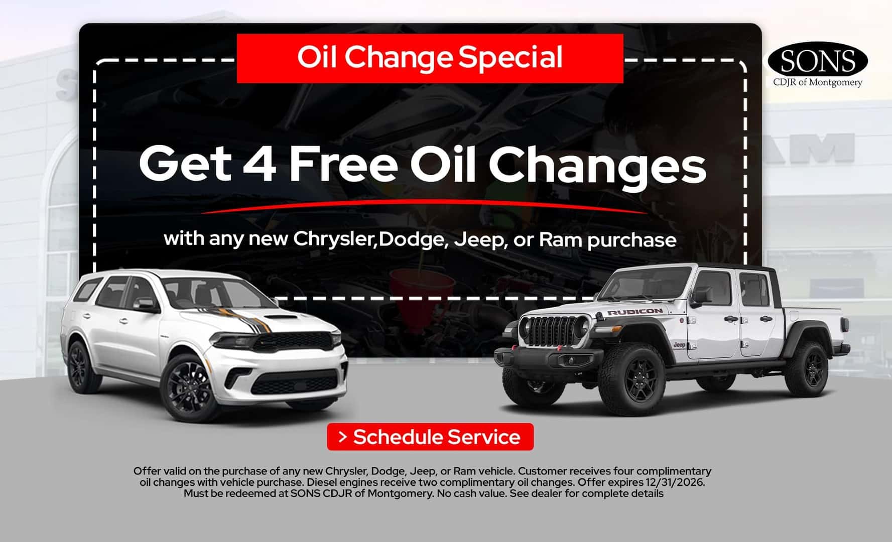 4 Free Oil Changes