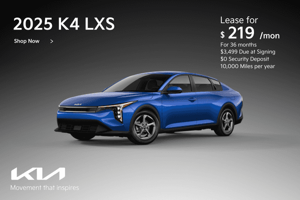 2025 K4 LXS Lease starting at $219