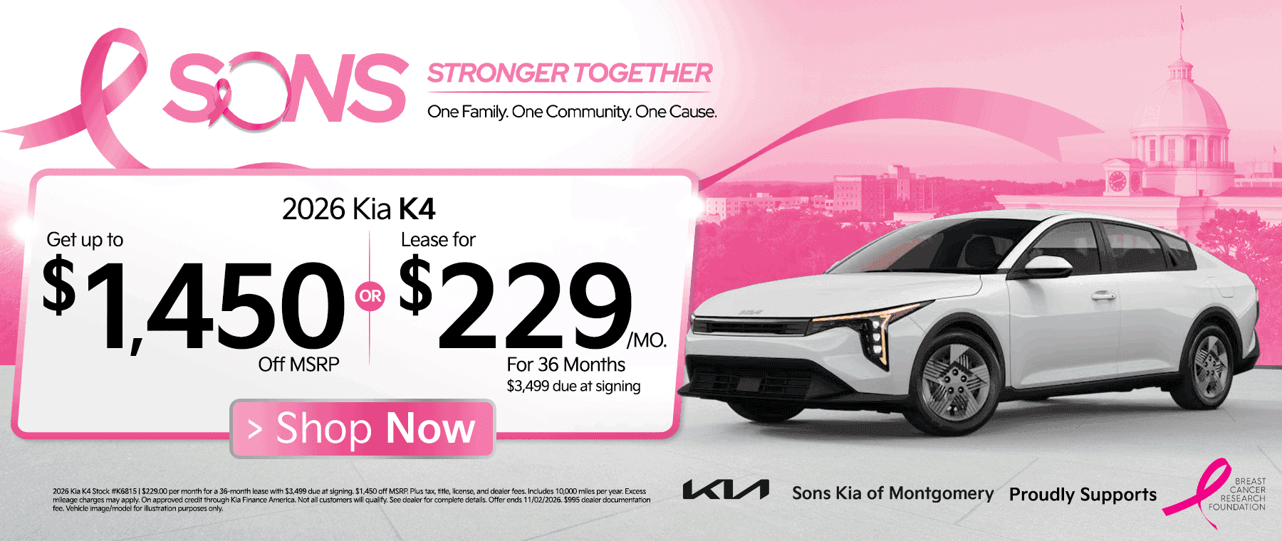 SONS KIA Specials