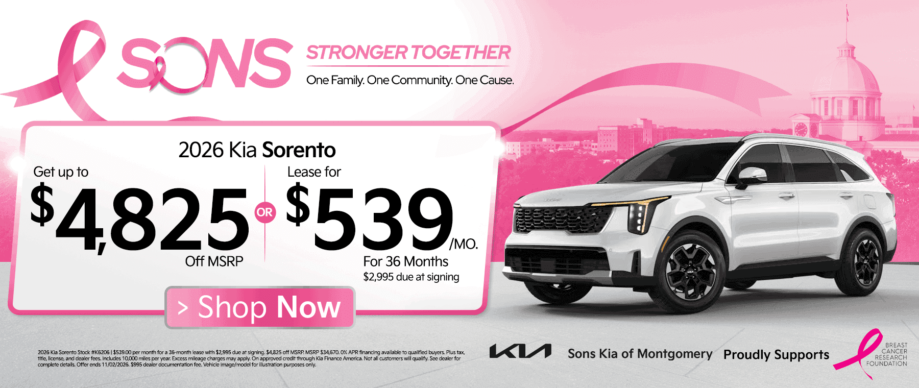 SONS KIA Specials