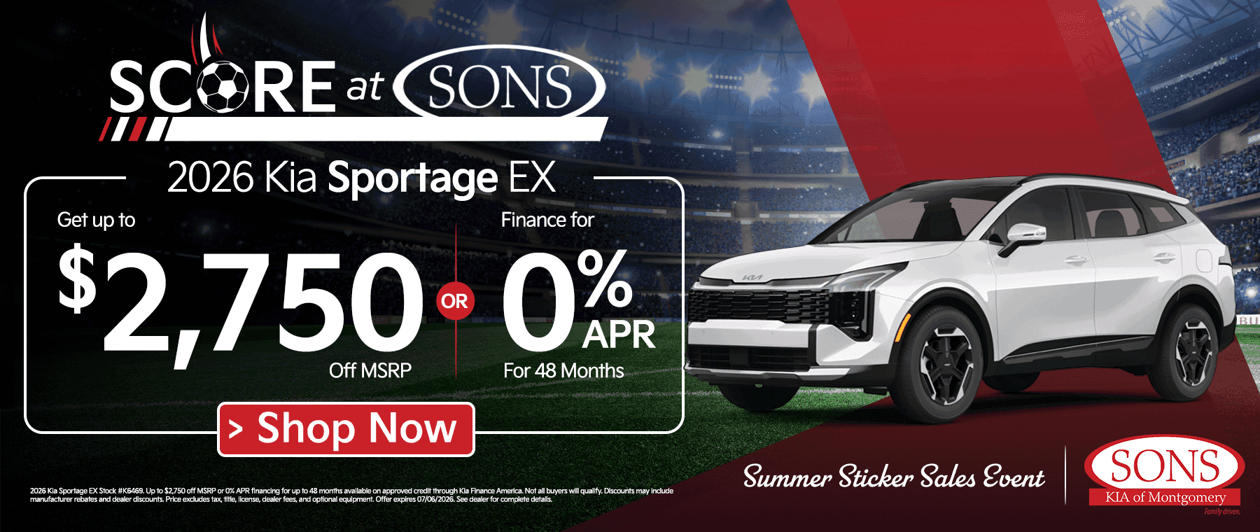 SONS KIA Specials