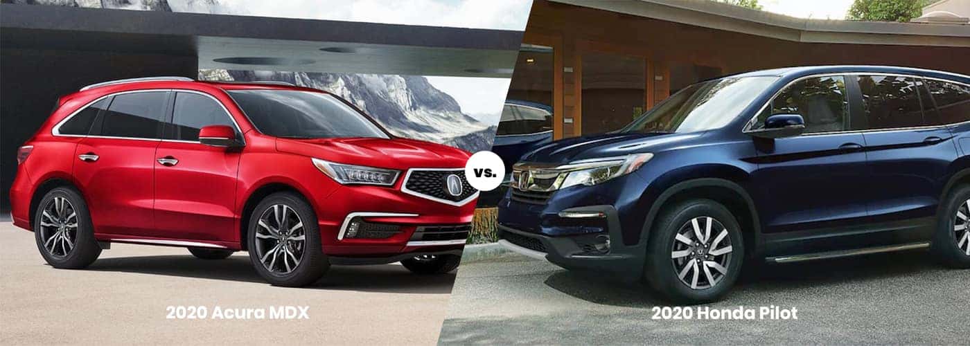 2020 Acura MDX vs. 2020 Honda Pilot Springfield Acura