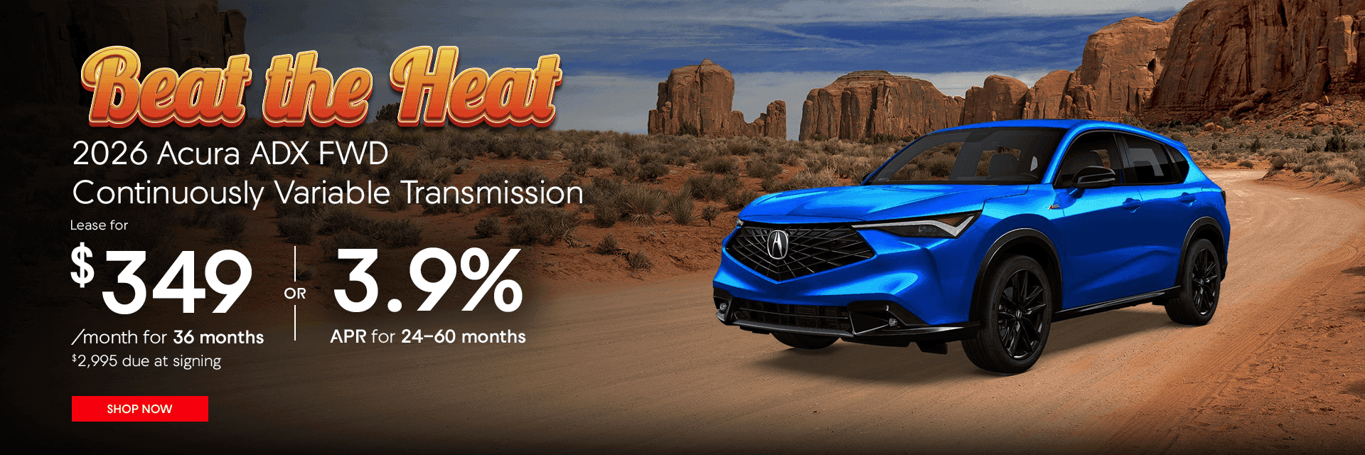 2026 Acura ADX FWD Continuously Variable Transmission
