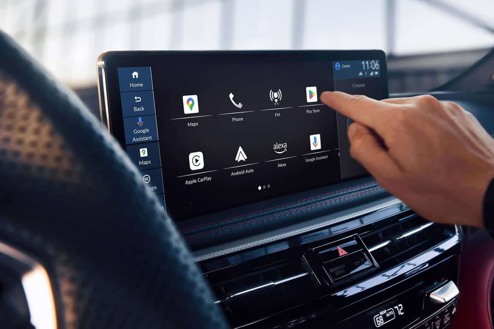 acura mdx interior dashboard shot