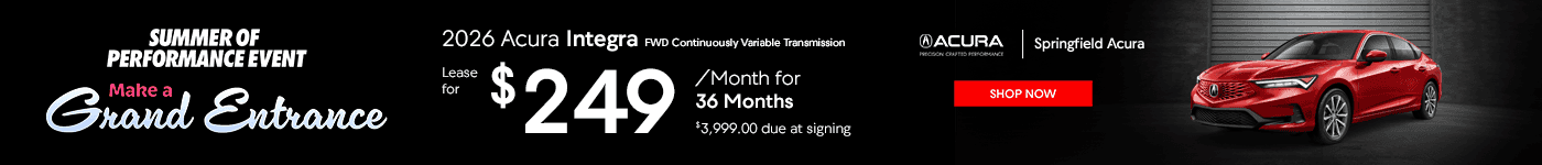 2026 Acura Integra FWD Continuously Variable Transmission Subtext: Lease for $249/mo for 36 months $3,999.00 due at signing