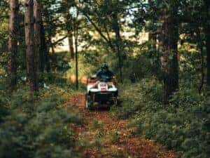ATV trail in Spruce Pine, North Carolina