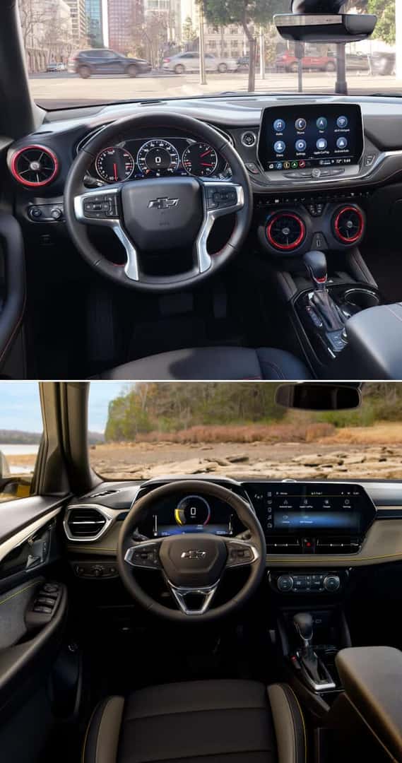 Chevy Blazer vs. Trailblazer Interior