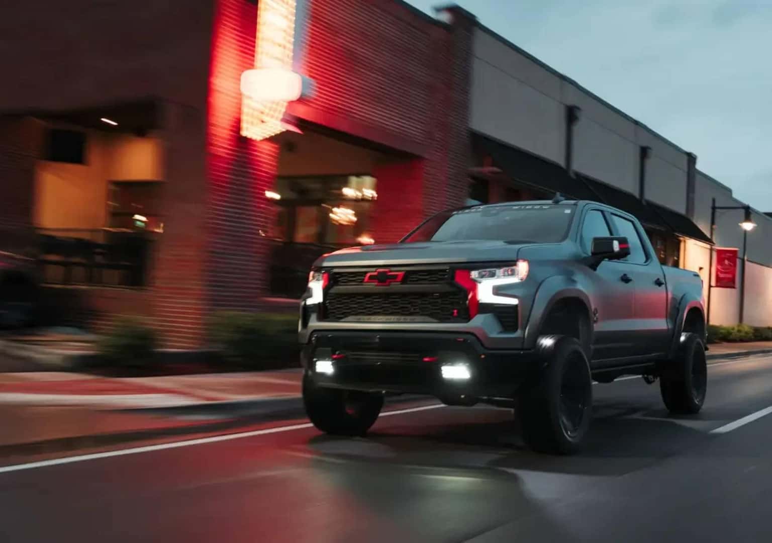 chevy-truck-driving-on-the-road