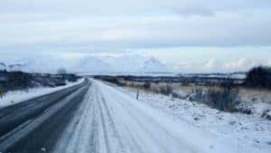 Icy Roads In Columbia TN