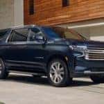 2021 suburban blue exterior